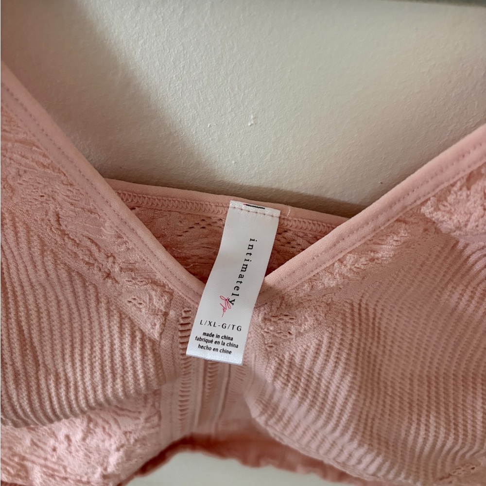 NWOT Free People Blush Lace Bralette - Picture 2 of 3